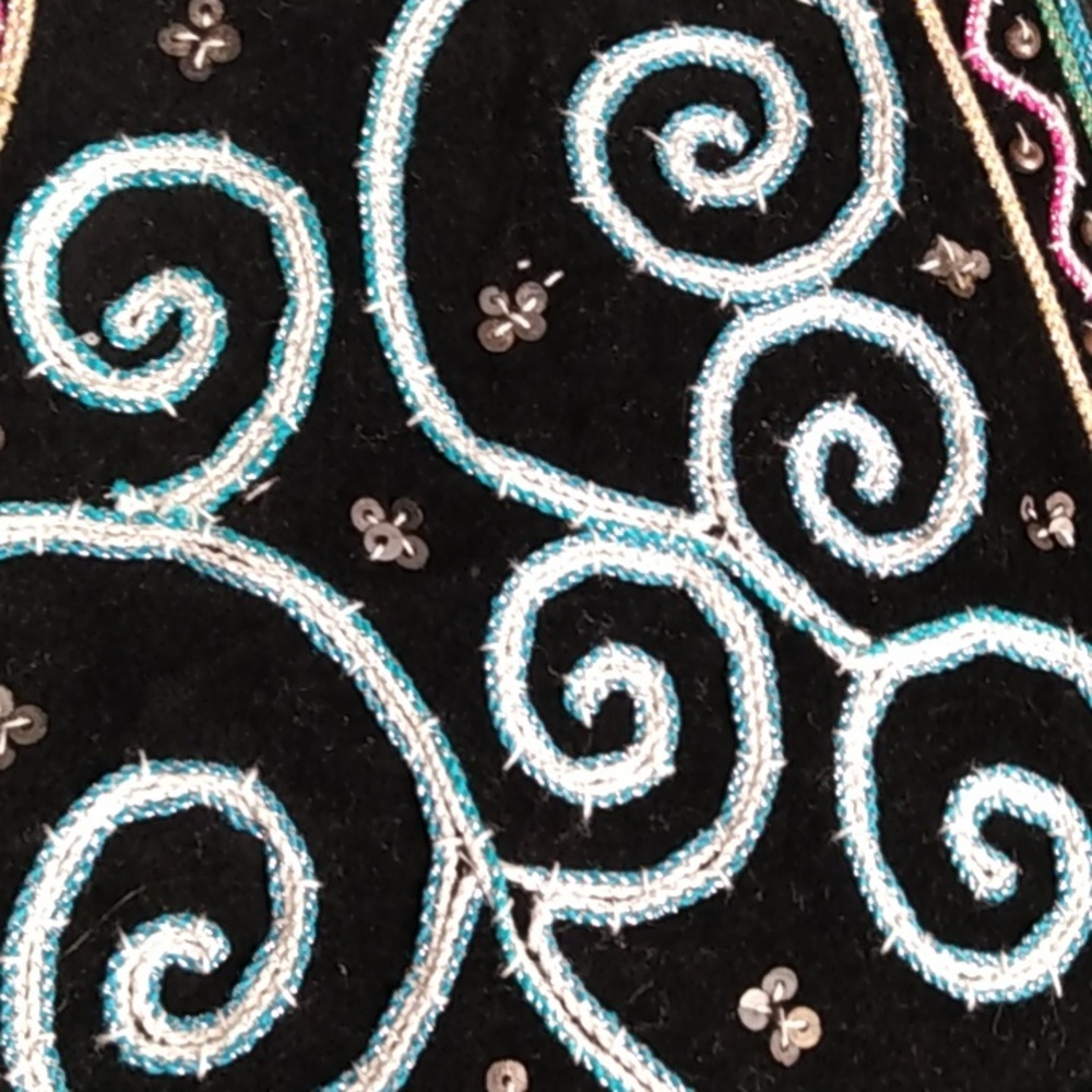 Beaded Boho Gypsy Festival Vest Rhenfaire Rhenfest - Picture 9 of 10
